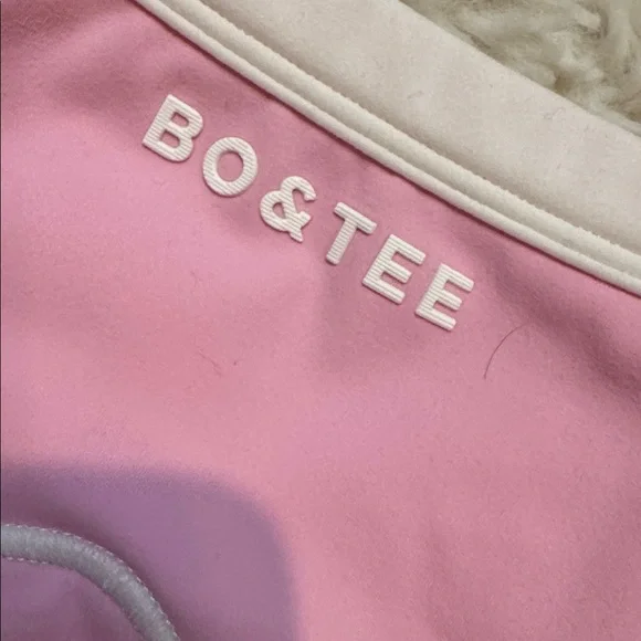 Stylish Pink and White Sports Bra - Picture 2 of 3